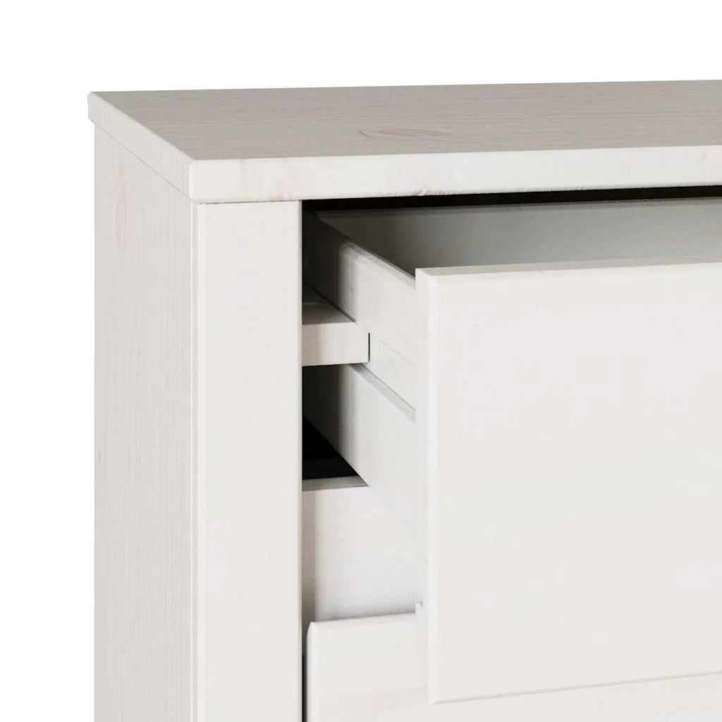 Tavolino da salotto con cassetto Drammen Bianco 45 x 35 x 56 cm 42003049