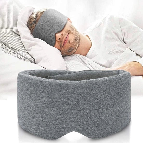 Slaapmasker in cotone artigianale - Nuovo design occhiale bloccante luce Semplice e comodo occhiale per dormire e viaggiare per donne e uomini
