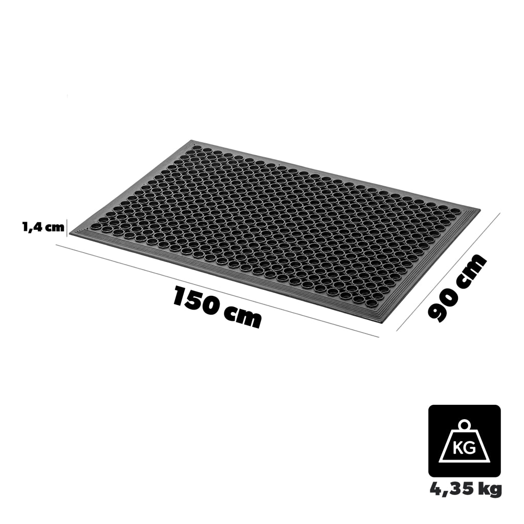 Zerbino d'ingresso universale KADAX 90x150 cm con rampa