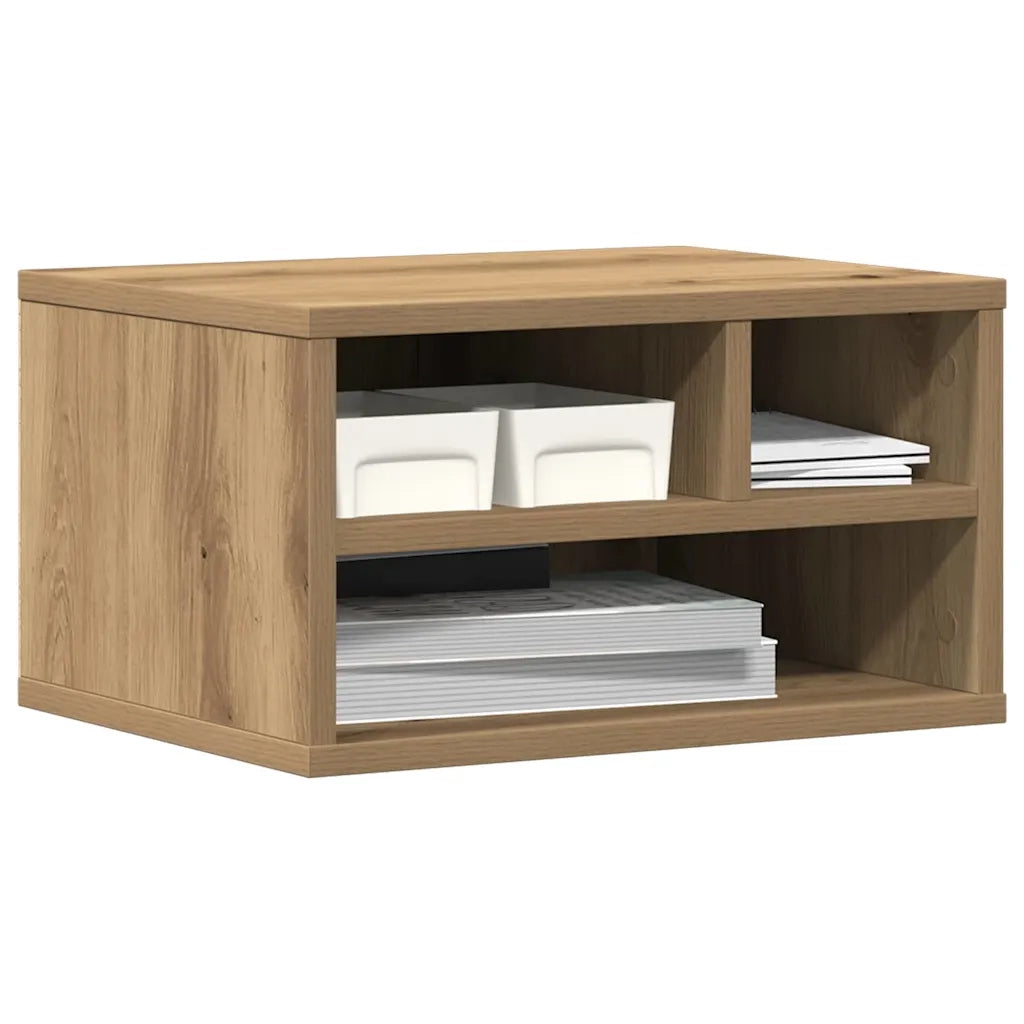 Supporto per Stampante Rovere artigianale 40 x 32 x 22,5 cm 862274