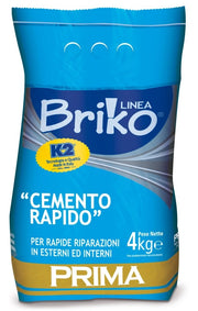 4pz linea briko cemento rapido per riparazioni e stuccatura da kg 4 cod:ferx.95789