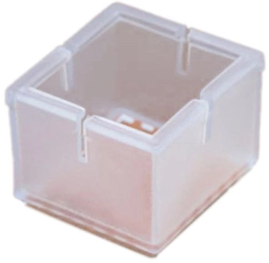 Piedini di protezione per tavoli da pranzo 8 pezzi - Coperture in silicone - Cuscini in velluto - Translucidi - Protezione per pavimenti - Per mobili da tavolo - Protezioni per mobili