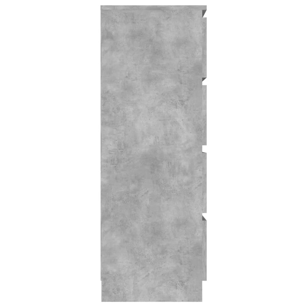 Buffet credenza cassettiera mobiletto mobile contenitore organizer per cucina soggiorno salotto 60 x 35 x 98,5 cm legno ingegnerizzato grigio 02_0031992