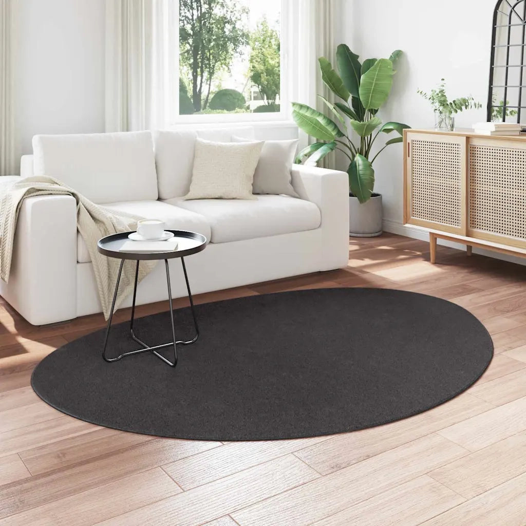 Tappeti per area HUARTE Antracite 140 x 200 cm Poliestere 4103659