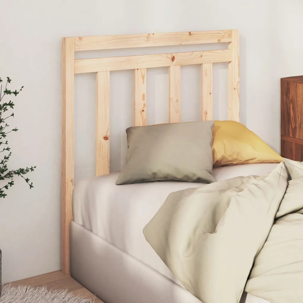 Testiera per Letto-Testata-Testiera Decorativa 96x4x100 cm in Legno Massello di Pino 364148