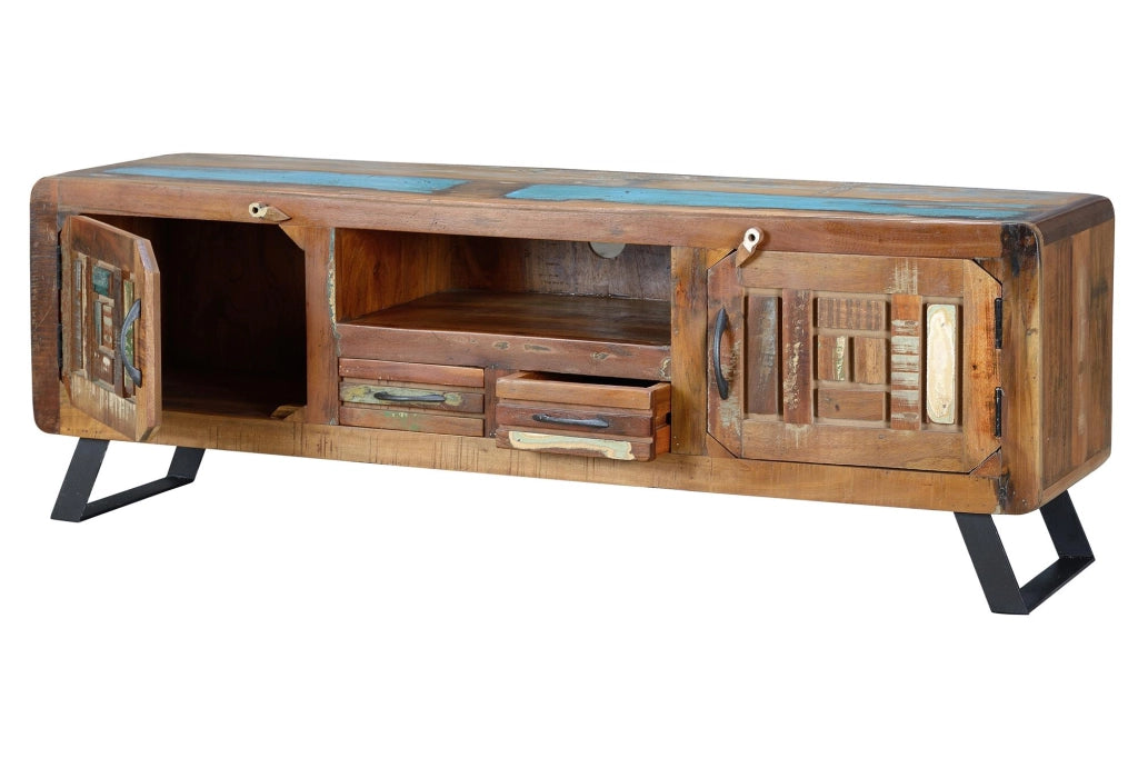 Mobiletto TV in legno riciclato