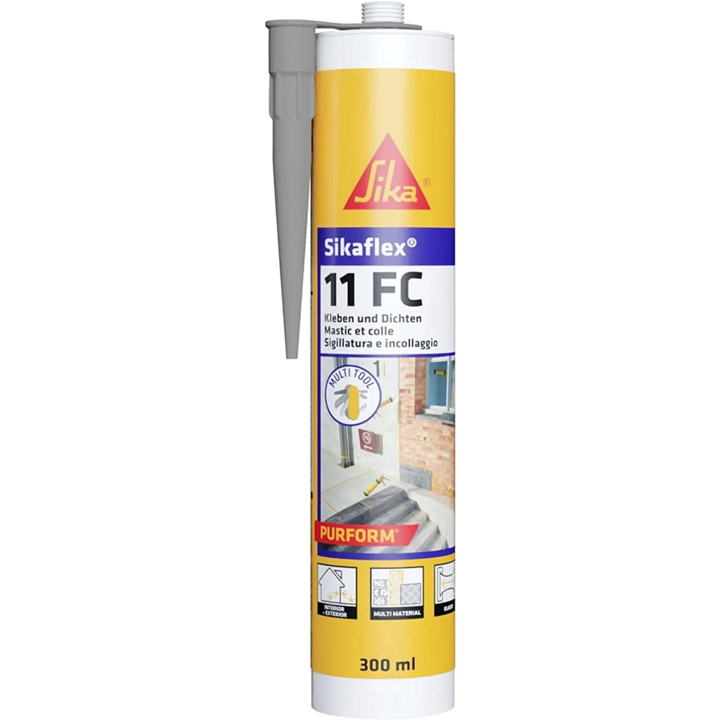Sika - Sikaflex 11 Fc Purform Grigio, Adesivo Sigillante Poliuretanico Ml. 300