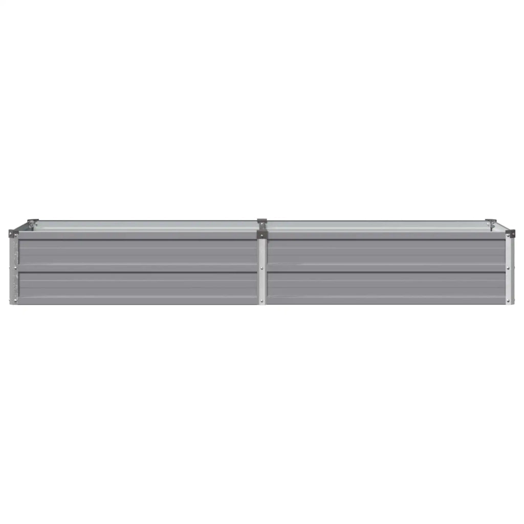 Letto rialzato da giardino Grigio 160 x 40 x 24 cm 8006321