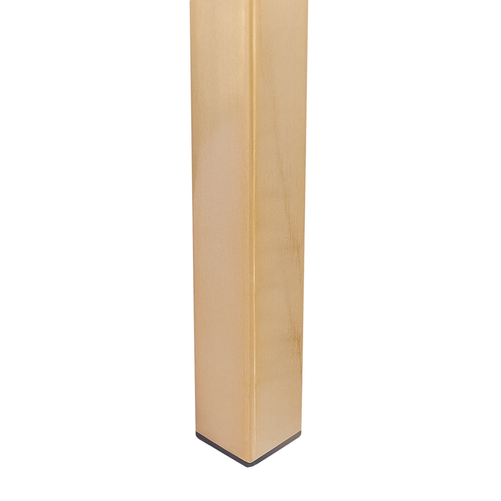 Consolle dorato Bianco Vetro Temperato Acciaio 100 x 35 cm Effetto Marmo Glam Moderno Soggiorno Camera Da Letto Corridoio