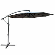 Ombrellone da giardino ASTER con protezione UV in colore grigio chiaro peso 12,1 kg dimensioni 300x300x45 cm