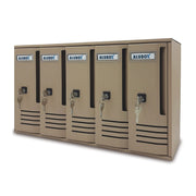 CASSETTA POSTALE ALUBOX CUBO C5 52X17,5X30 SABBIA