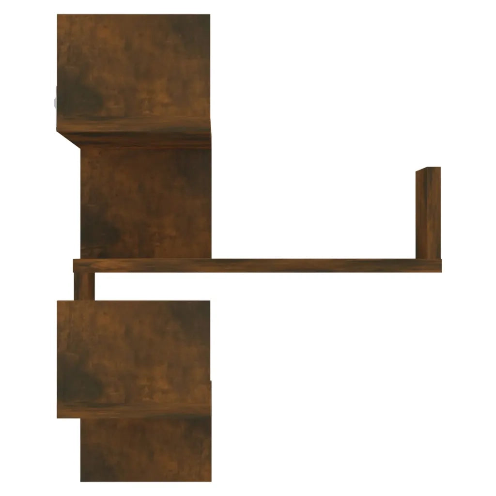 Scaffale Parete Angolo Rovere Anticato 40x40x50cm Multistratocod mxl 97332