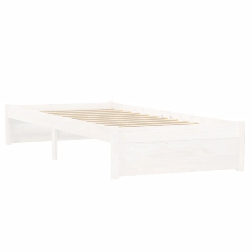 Giroletto Bianco in Legno Massello 75x190 cm Small Single 814910