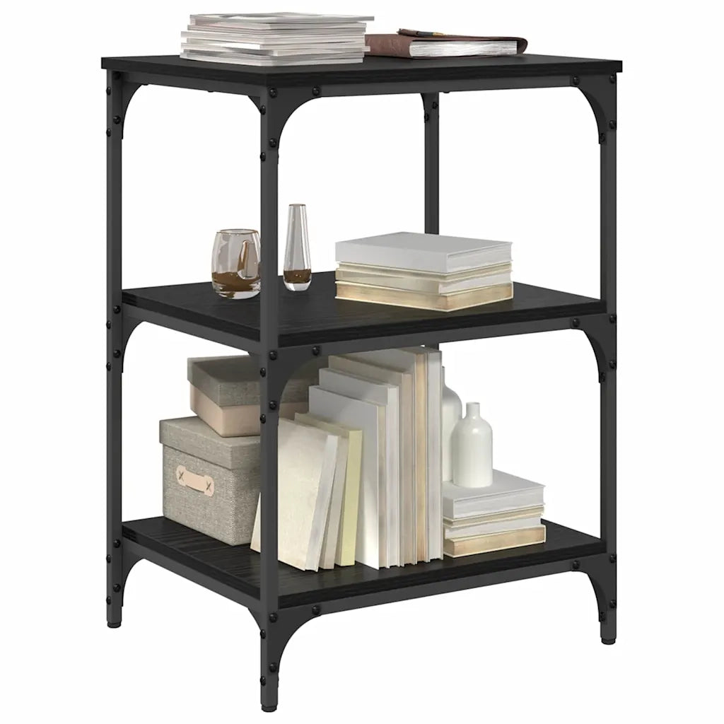 Supporto per Stampante Rovere Nero 50 x 41 x 75 cm 883000