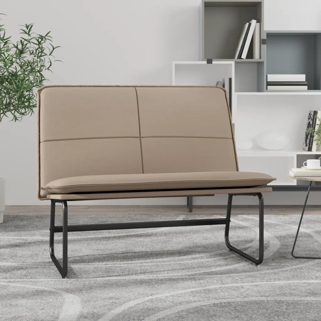 Panca Cappuccino 100x75x76 cm in Similpelle 351341