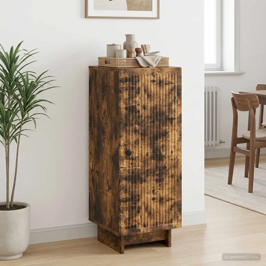 Credenza Rovere Fumo 33 x 34,5 x 90 cm Legno ingegnerizzato 893910