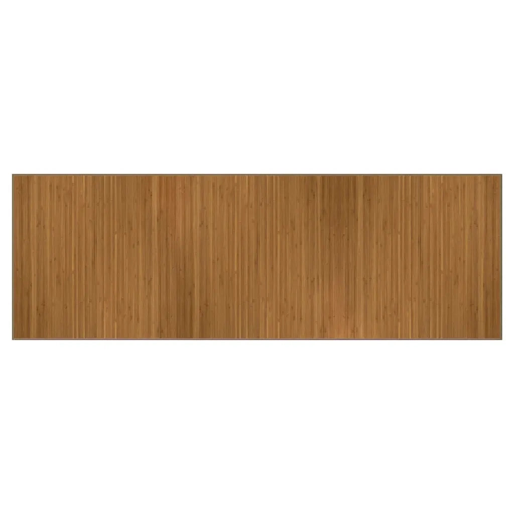 Tappeto Rettangolare Marrone 100x300 cm in BambÃ¹