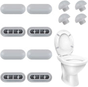 Dempanatore di sedile WC in plastica, stopper per coperchio WC, buffer per sedile WC, buffer in gomma per sedile WC, buffer in gomma per coperchio WC, per coperchio WC e sedile WC (6)