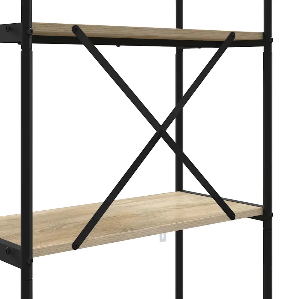 Libreria Rovere Sonoma 80 x 30 x 146 cm Legno multistrato