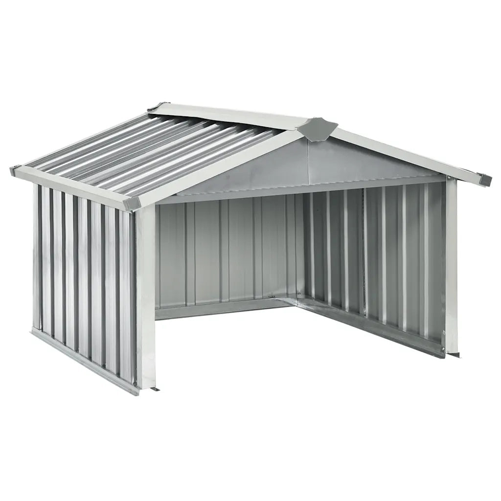 Capanno per Robot Tosaerba 92x97x63 cm Acciaio Zincato Grigio CFW9916079
