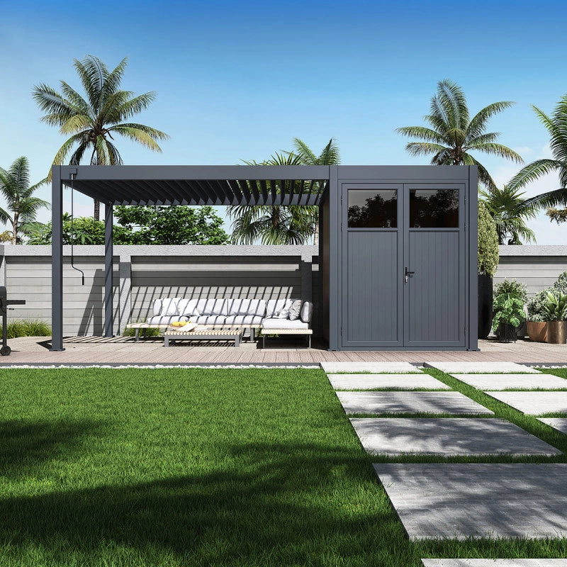 Pool house da 18m² - 6x3M - Antracite
