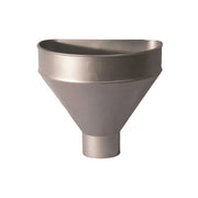 Raccoglitore monolitico in pvc per pluviali : Colore - Acciaio, Diametro - 80