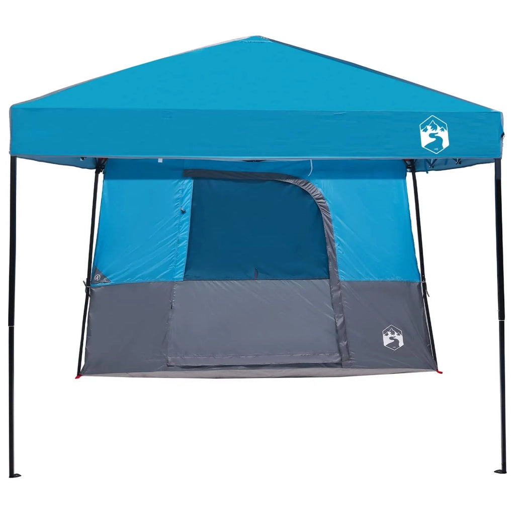 Set di Tende da Campeggio con tetto 2 pcs Blu Taffeta e Tessuto 3337169