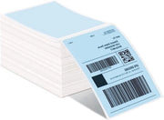 Etichette Termiche 4x6 a Foglio Flessibile compatibili con Etsy Shopify Ebay Amazon Royal Mail FedEx UPS Pacco di 500 Blu - Etichette Termiche senza Fili