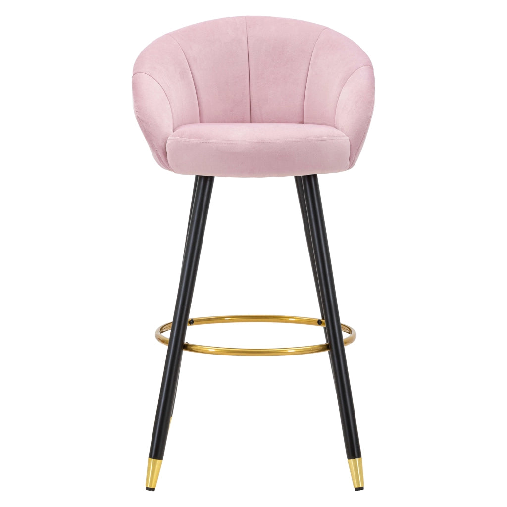 Huanca, Sgabello Imbottito, 55x56x104h cm Rosa