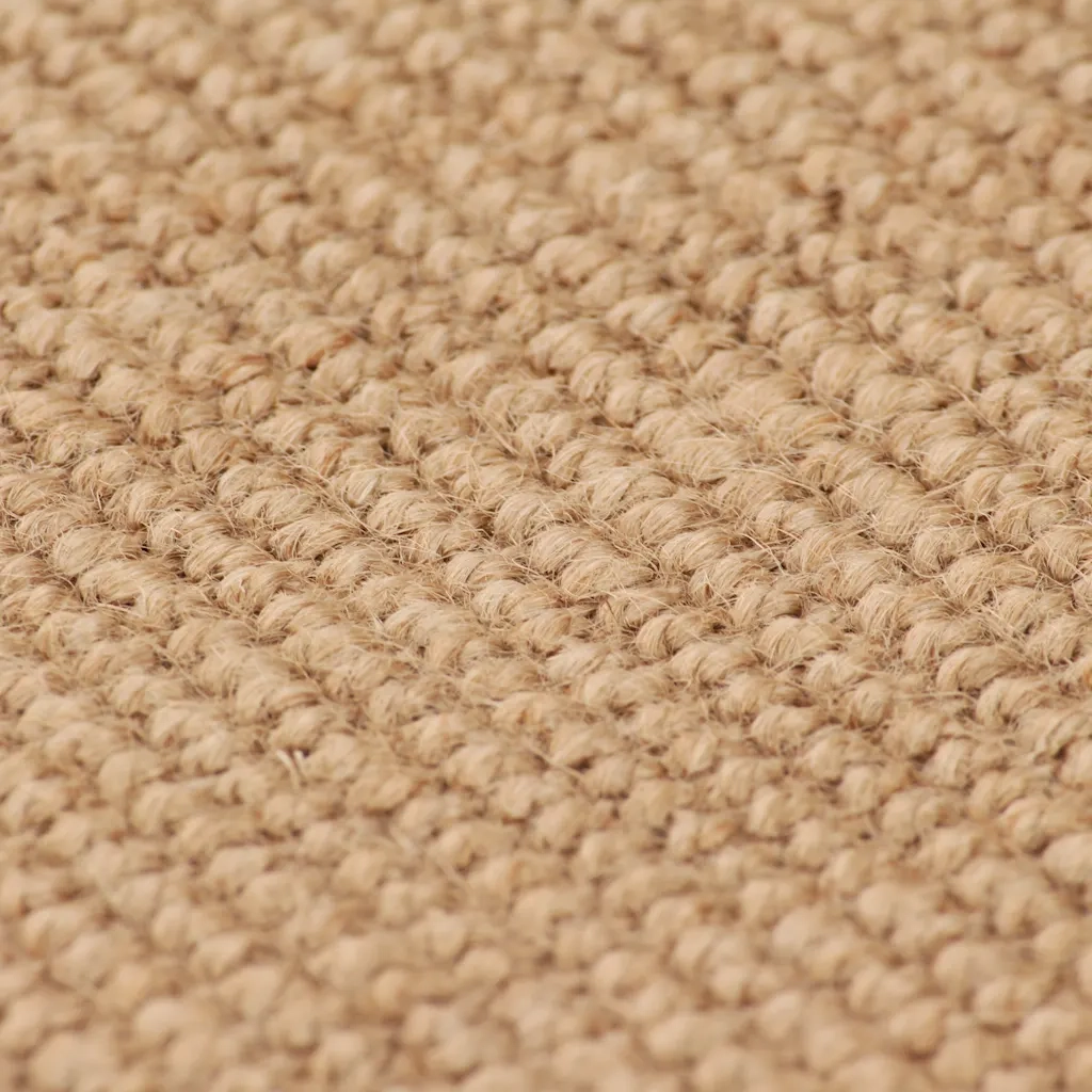 Tappeto del soggiorno | Tappeto di Iuta con Base in Lattice 70x130 cm Naturale
