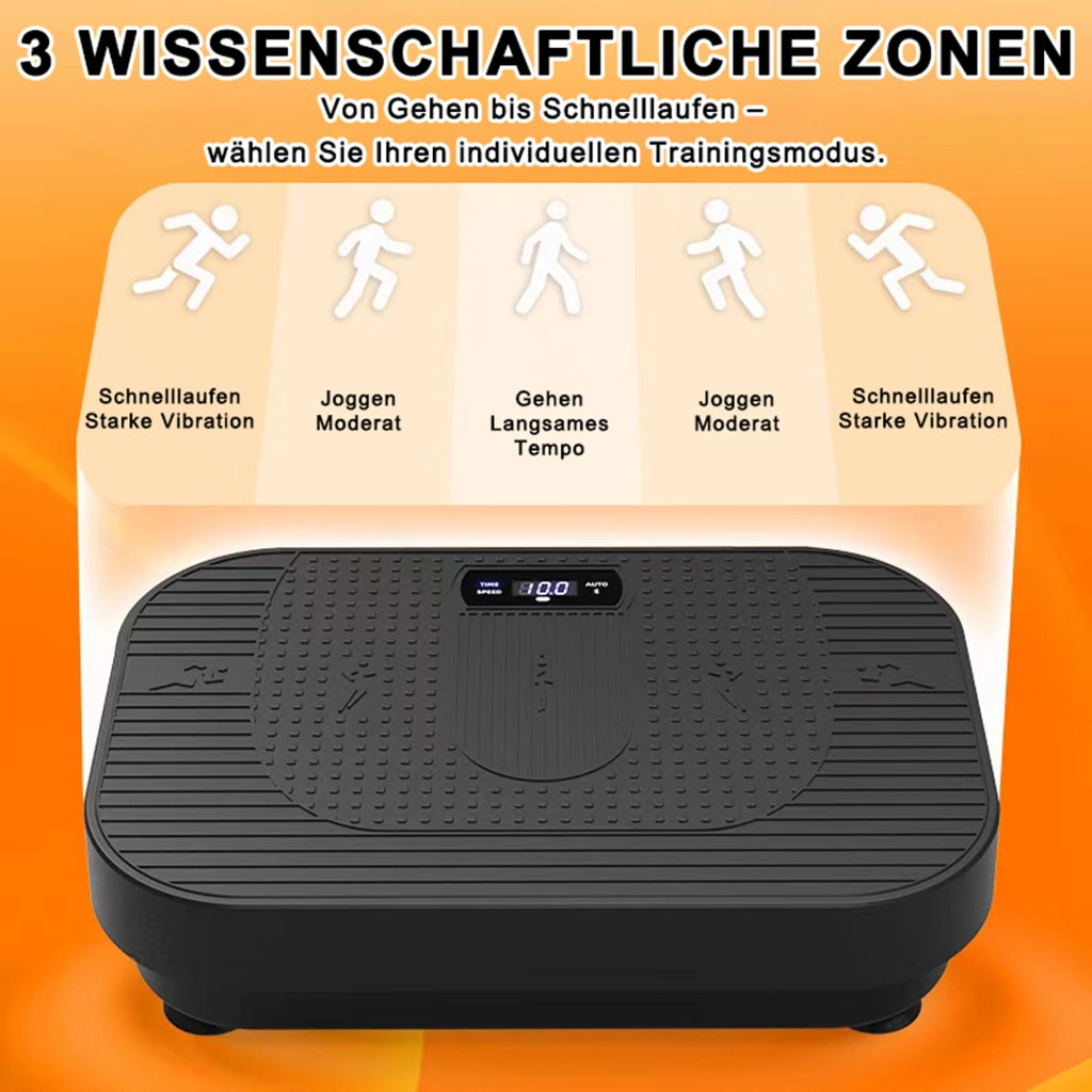 Piattaforma vibrante Fitness con musica BT; allenamento corpo intero per home gym