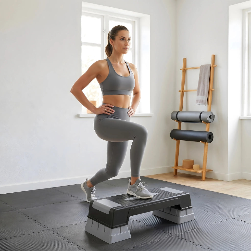 Stepper Fitness Aerobica 3 Livelli ¨C Minimal ¨C Grigio 12/17.5/22.5 cm