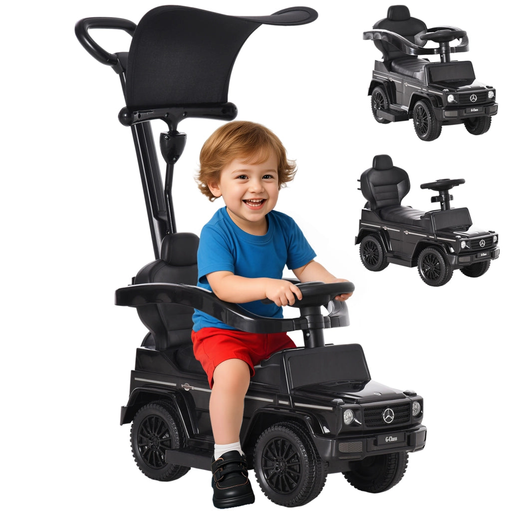 Correpasillo per Bambini Mercedes G350 ¨C zephmum ¨C Nero 85.5x40.5x95 cm