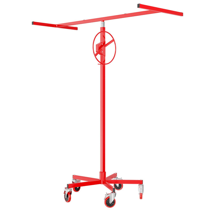 Sollevatore pannelli cartongesso max 68kg, altezza 190-330cm, Carrello Alzapannelli Alzalastre