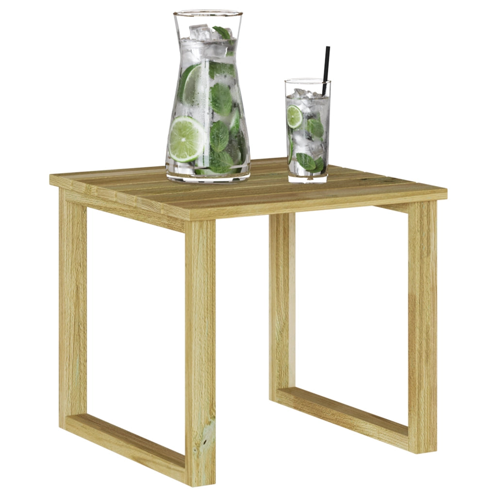 Tavolo per lettini 40x40x36 cm Legno di pino impregnato