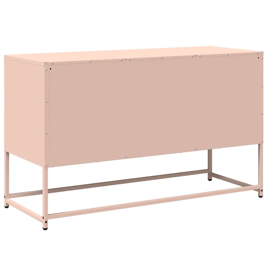 Mobile TV Rosa 100,5x39x60,5 cm in Acciaio