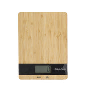 HIGH-TECH BILANCIA BAMBOO DIGITALE CON CAPACITÀ MASSIMA DI 5 KG MARRONE