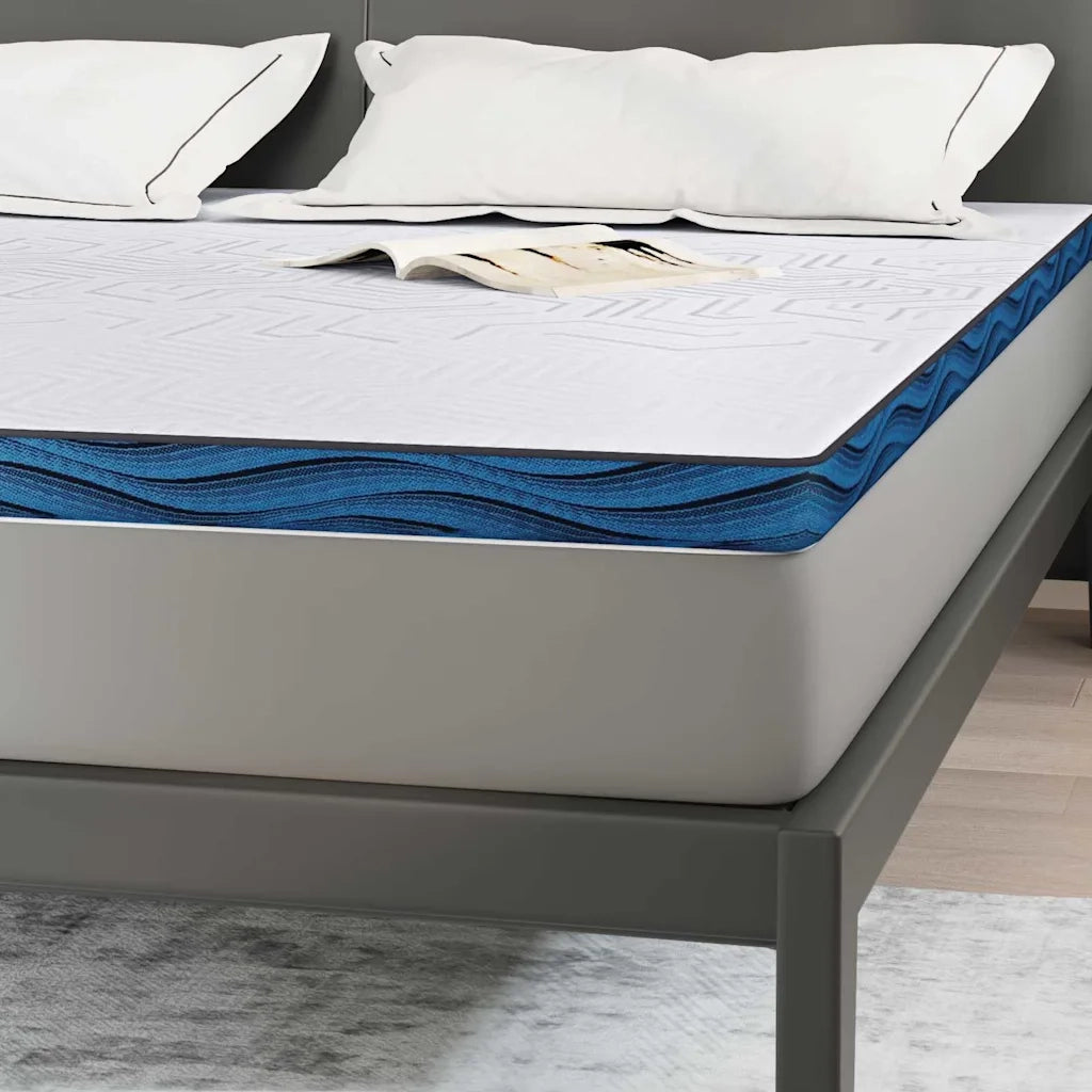 Topper per materasso Bianco 200 x 200 cm Tessuto Jacquard CFW8069092
