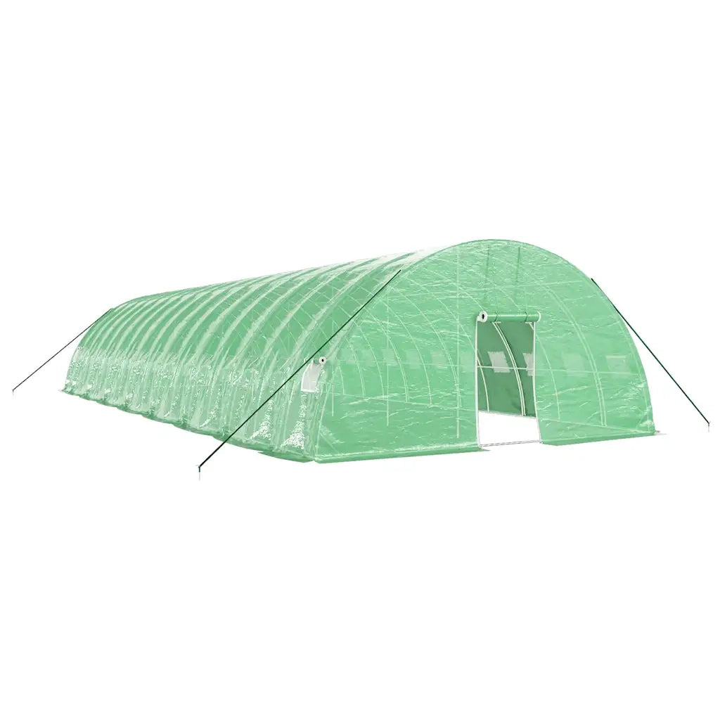 Serra con Telaio in Acciaio Verde 96 mÂ² 16x6x2,85 m