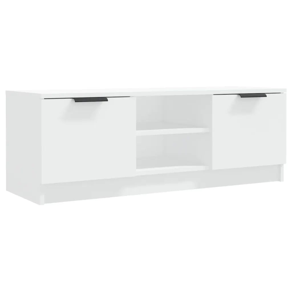 Mobile TV | Armadietto TV | Mobile Porta TV Bianco 102x35x36,5 cm in Legno Multistrato