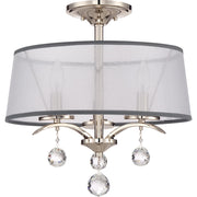 Lampada a Soffitto 4 Luci Rama In Acciaio Nero A Bracci E Sfere In Vetro Opalino