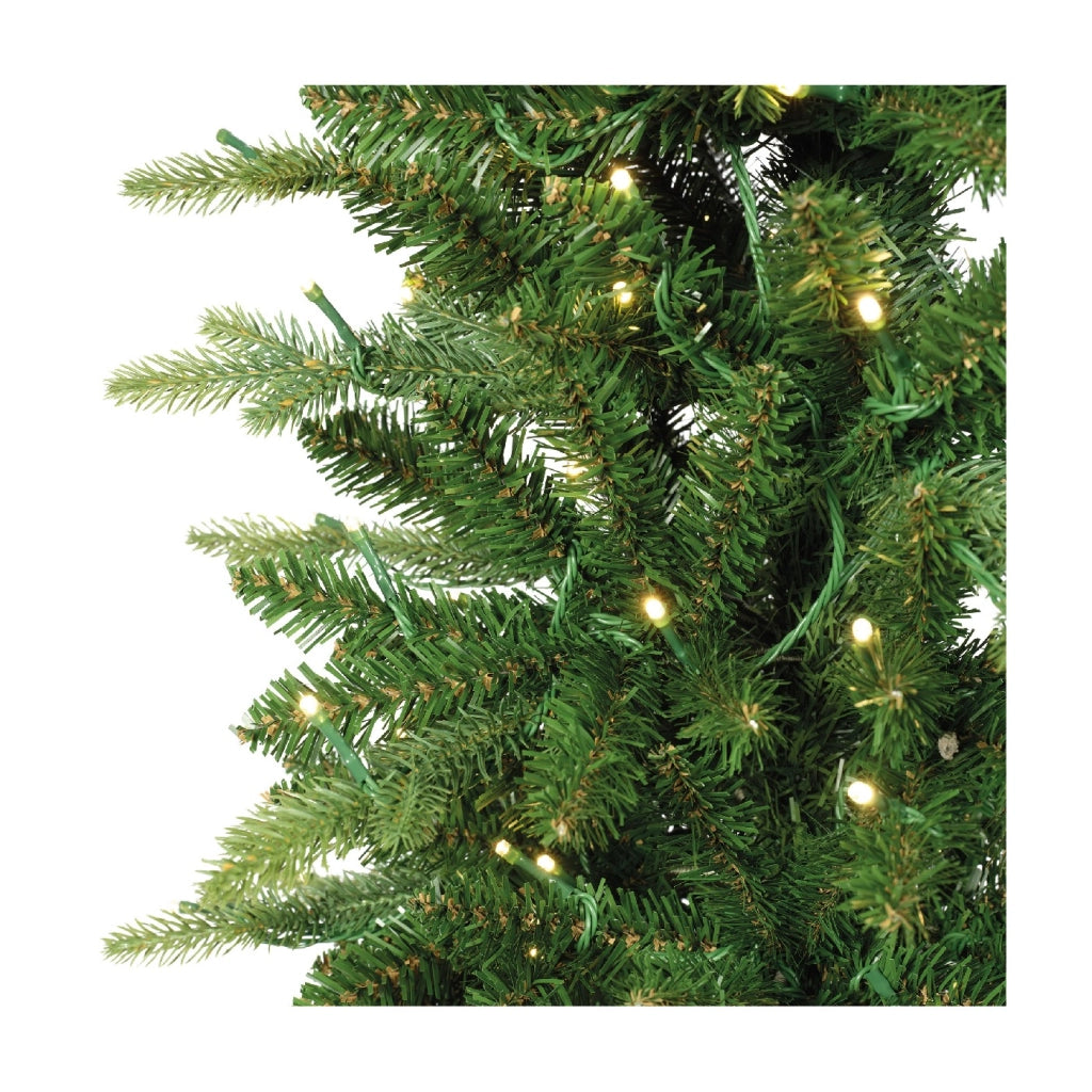 Albero Slim Fir c/350 LED D68 H210cm verde