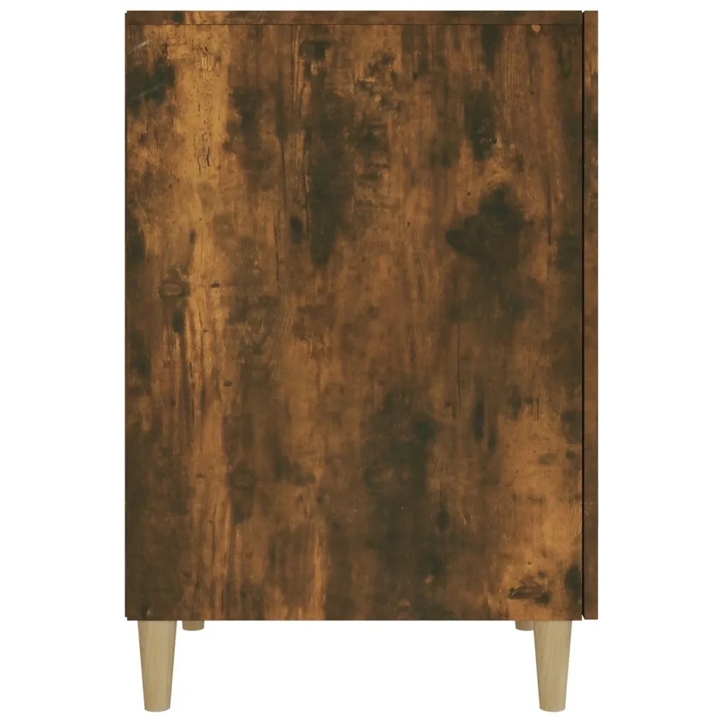 Scrivania Rovere Fumo 140x50x75 cm in Legno Multistrato 817549