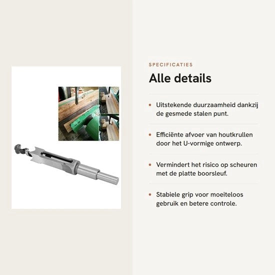 Punta a Hammer per Trapano Quadrato 20mm - Acciaio di Alta Qualità - Scarico a U - Maniglia Universale - Resistente ai Colpi