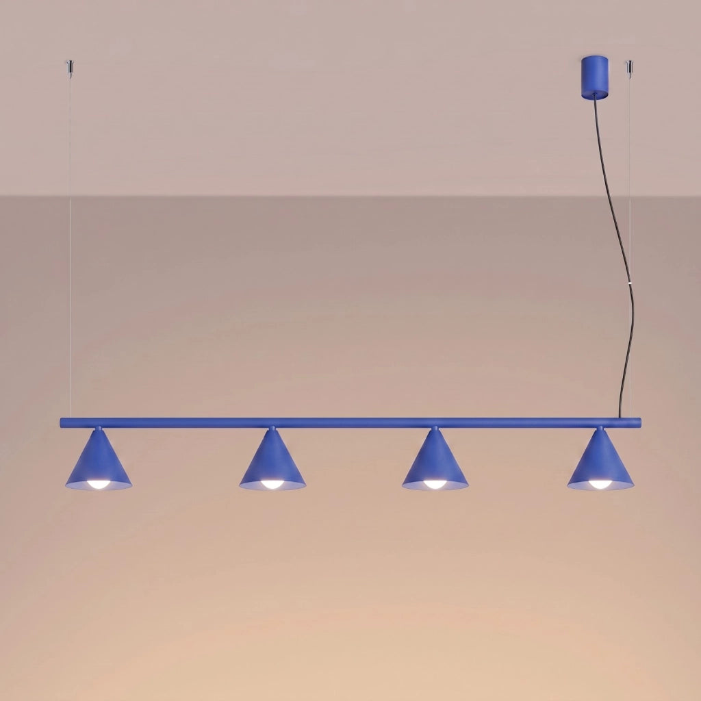 Lampadario NOX 4L oltremare