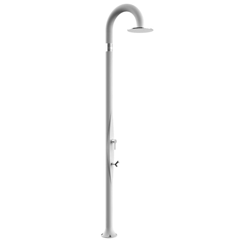 Doccia Tradizionale In Resina Funny Yin Con Miscelatore E Lavapiedi Colore Bianco Cv-T325/9003