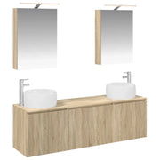 Set di Armadi da Bagno 5 pcs Rovere Sonoma Legno ingegnerizzato 3406513