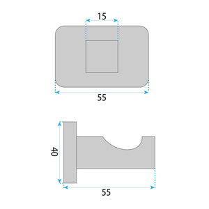 Portasciugamano Da Bagno Nico 5905 Brush Gold