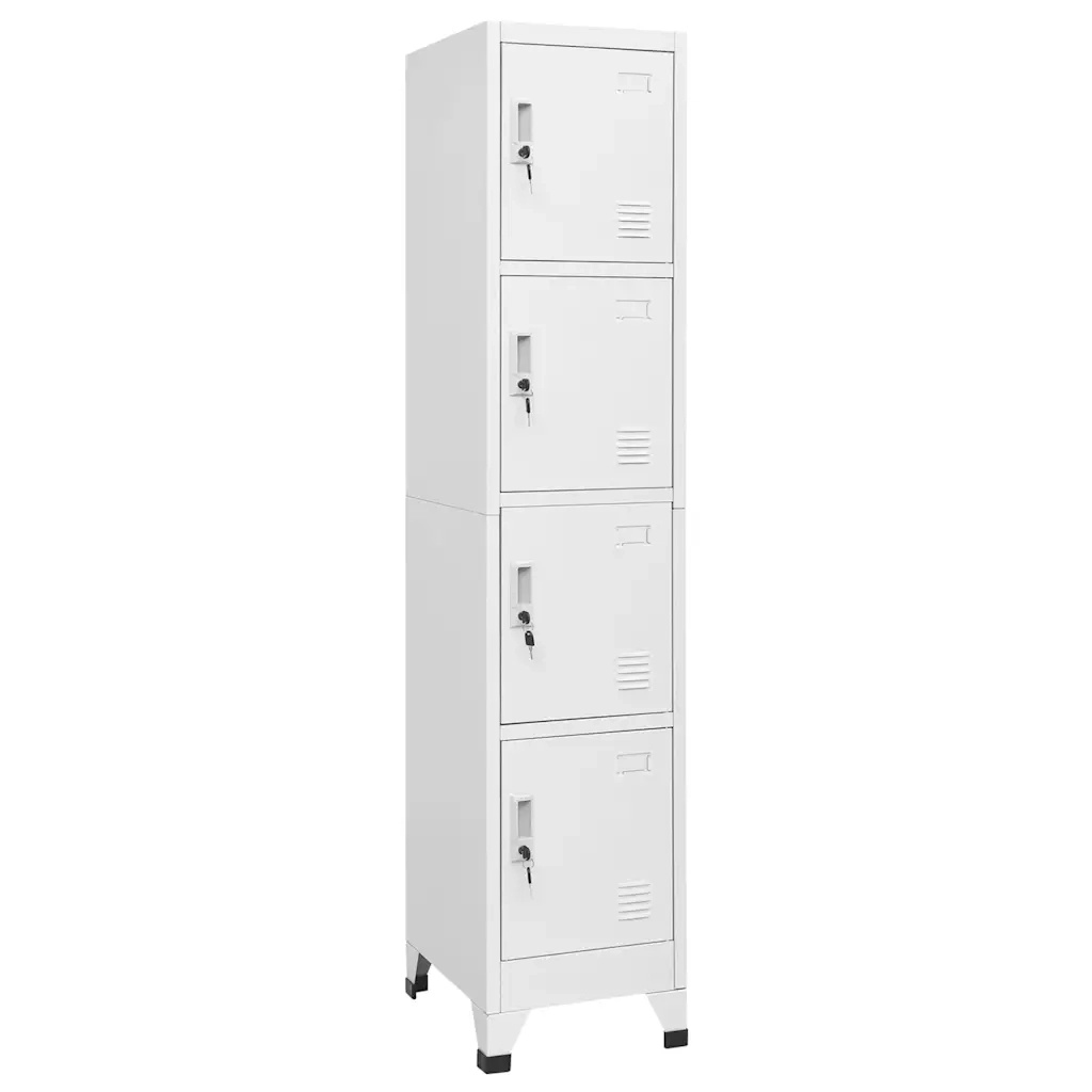 Armadietto a Chiave a 4 Scomparti 38x45x180 cm   cod mxl 53721