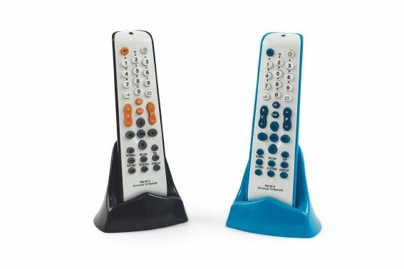 TELECOMANDO TV UNIVERSALE CON BASE E INDICATORE LUMINOSO